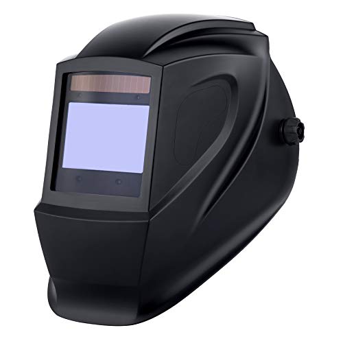 CO-Z Careta para Soldar con 4 Sensores de Arco Casco de Soldadura Automática con Pantalla LED Careta de Soldar Automatica de Plasma TIG MIG (Pantalla Digital Oscurecimiento)