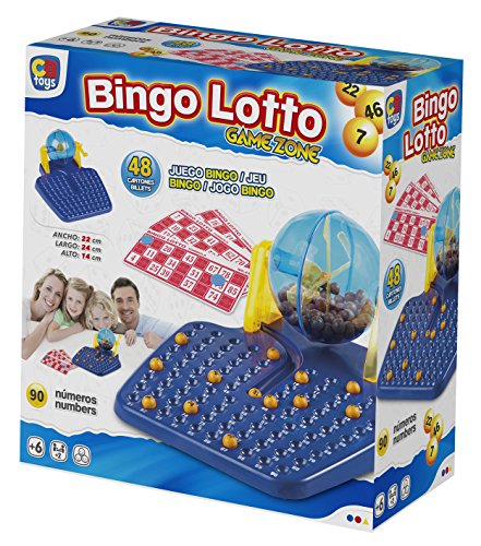 Color Baby Bingo con Bombo, 90 números y 48 cartones (43265)