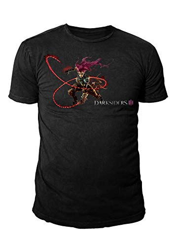 Darksiders III Fury Logo - Camiseta para hombre (tallas S-XL), color negro Negro M