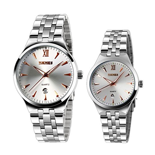 de los hombres populares y de cuarzo de las mujeres del reloj luminoso aumentaron marcadores de oro Fecha reloj bella pareja (juego de 2) de los hombres populares y de cuarzo de las mujeres del reloj luminoso aumentaron marcadores de oro Fecha reloj bella pareja (juego de 2)