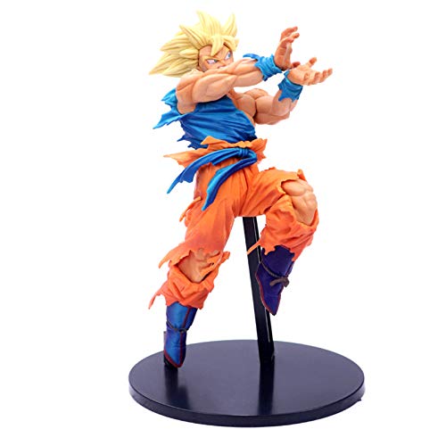 DEERO Dragon Ball Z Son Goku Figura de acción Super Saiyan Assault PVC Dragon Ball Z Modelo DBZ Colección Modelo (B OPP Bag)