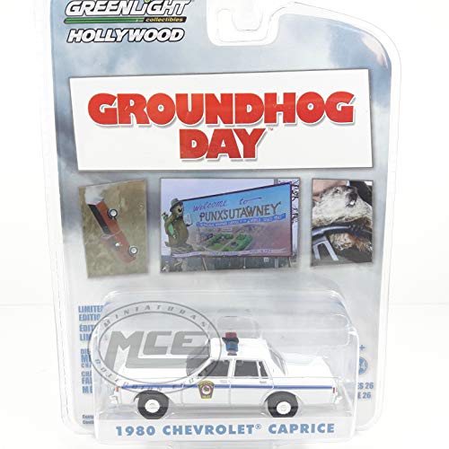 Desconocido 1/64 Chevrolet Caprice 1980 Police Groundhog Day Greenlight Hollywood