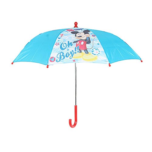 Disney - 3617 - Paraguas para Niños Mickey Mouse, Apertura Manual