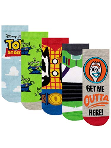 Disney Calcetines Paquete de 5 para Niños Toy Story Multicolor 24-26