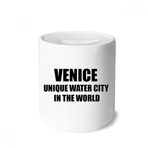 DIYthinker Venecia es única tubería de Agua Municipal Caja de Dinero de Las Cajas de ahorros de cerámica Adultos Moneda de la Caja para niños