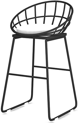 DLC Bar, Cafetería, Silla de Restaurante, Silla de Recepción Moderna Iron Art para Oficina, Comedor, Desayuno, Cocina, Taburetes de 45 cm (17.71 ') / 65 cm (25.59') / 75 cm (29.52 '),Negro,Los 65Cm DLC Bar, Cafetería, Silla de Restaurante, Silla de Recepción Moderna Iron Art para Oficina, Comedor, Desayuno, Cocina, Taburetes de 45 cm (17.71 ') / 65 cm (25.59') / 75 cm (29.52 '),Negro,Los 65Cm