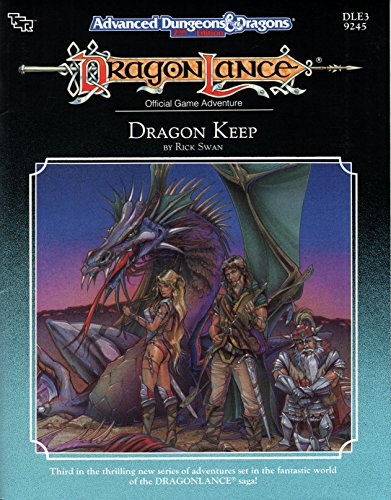 Dle3 Dragon Keep Module (Advanced Dungeons and Dragons Dragonlance Module)