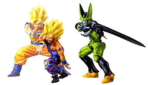 Dragon ball Z Dramatic Show Case 1st Season vol.1&2 set of 3 Goku Gohan Cell by Banpresto