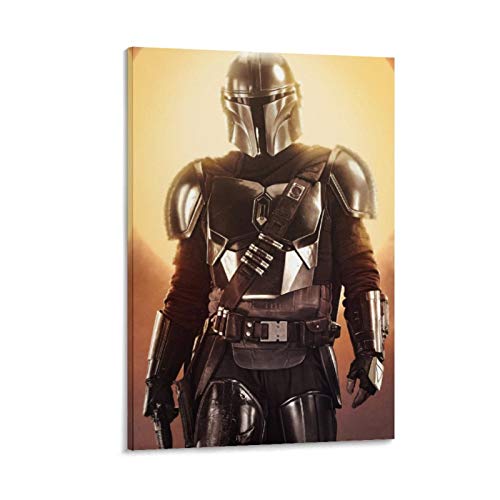 DRAGON VINES Póster de The Mandalorian Season 2 Star Wars Spin-off Drama Art Canvas Print Poster Comedor Dormitorio Baño 30 x 45 cm