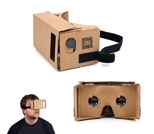 DURAGADGET Gafas de Realidad Virtual VR para Smarphones Smartphone Fusion5 Gen II/Kata C2, V4 / Meizu M5s / Vivo V5 Lite, V5 Plus/ZTE Blade V8 Lite