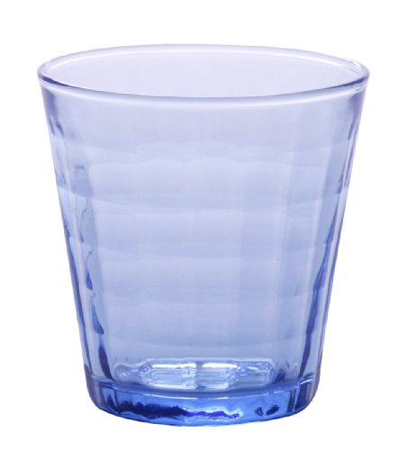 Duralex Prisme Marine 1031BC04 - Vaso (170 ml, 4 Unidades), Color Azul Transparente