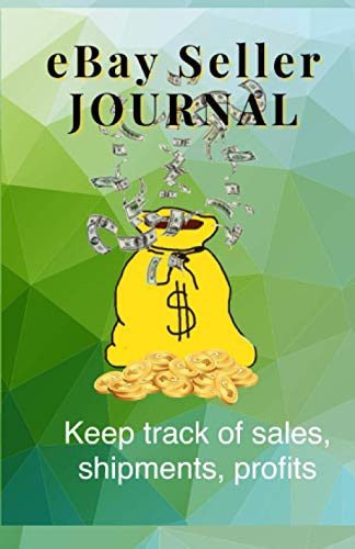 eBay Seller Journal: 100 special designed interior pages - Keep track of sales, shipping, cost and profit- 5” x 7” paperback