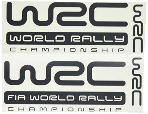 Ecoshirt 96-3CR5-659Q Pegatinas WRC Rally Dr1009 Vinilo Adesivi Decal Aufkleber Клей Stickers Car Voiture, Negro