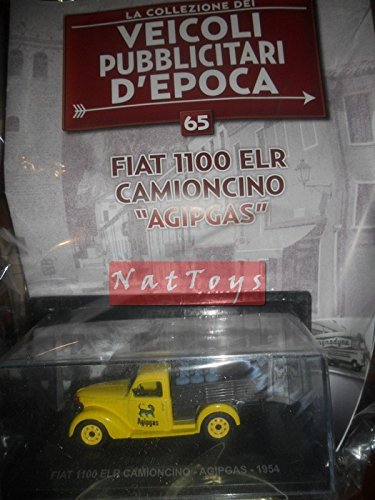 EDICOLA Fiat 1100 ELR Camioncino AGIPGAS Veicoli Pubblicitari Epoca +fas.65 DIECAST 1:43 Compatible con