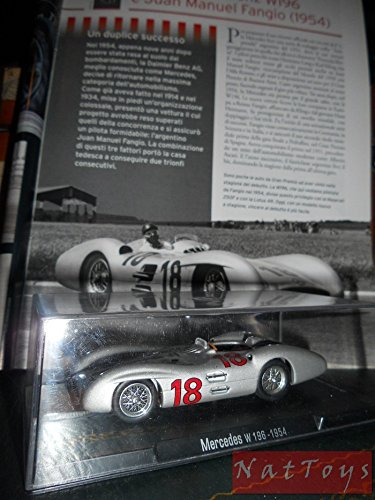 EDICOLA RBA Mercedes W 196 1954 F1 W196 DIE CAST 1:43 MODEL +fascicolo