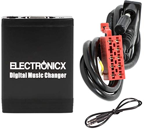 Electronicx Elec-M06-MB Adaptador de Radio para Coche USB, SD, AUX MP3 Mercedes Benz W140 W202 W210 C E Exquisit Special
