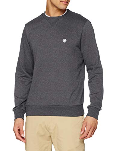 Element Cornell Classic-Sudadera para Hombre, Gris (Charcoal Heather), XS