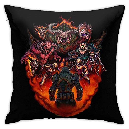 Emonye Ruvik - The Evil Within Cushion Throw Pillow Cover Decorative Pillow Case For Sofa Bedroom 18 X 18 Inch