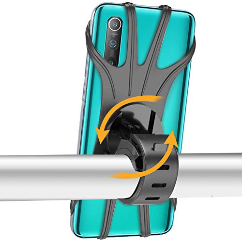 Epilum Soporte Movil Bicicleta, Universal Rotación 360° Soporte Manillar de Silicona Soporte Movil para Bicicleta Motocicleta Ciclismo GPS Nacigatore para iPhone 11 8 Plus X XS MAX XR Samsung Epilum Soporte Movil Bicicleta, Universal Rotación 360° Soporte Manillar de Silicona Soporte Movil para Bicicleta Motocicleta Ciclismo GPS Nacigatore para iPhone 11 8 Plus X XS MAX XR Samsung