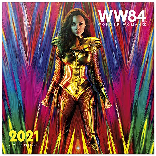 ERIK - Calendario de pared 2021 Wonder Woman, DC Comics, 30x30 cm, Producto Oficial