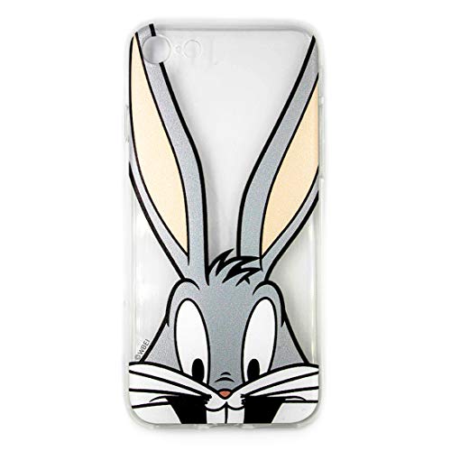 ERT Looney Tunes Bugs Bunny - Carcasa para iPhone 7 y 8, Transparente