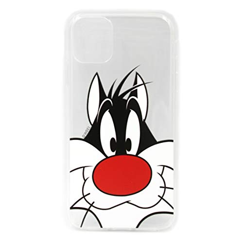 ERT Looney Tunes Sylvester WPCSYLVE209 - Carcasa para iPhone 11, Transparente