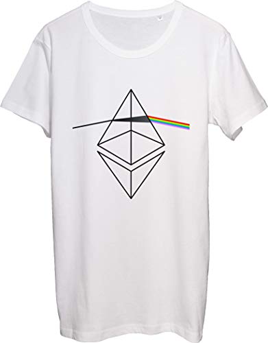 Ethereum Light Spectrum Rainbow Dark Side of The Crystal - Camiseta para hombre