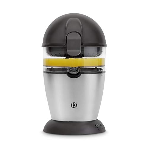 Exprimidor de zumo completamente automatico | Exprimidor Electrico de naranjas, Limones, Cítricos | 400 ml | Acero Inoxidable + livre de recettes Exprimidor de zumo completamente automatico | Exprimidor Electrico de naranjas, Limones, Cítricos | 400 ml | Acero Inoxidable + livre de recettes