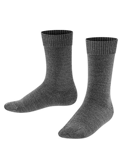 Falke Comfort Wool Calcetines, Gris oscuro 3070, 19-22-talla Alemana para Niños