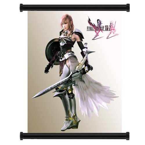 Final Fantasy XIII-2 - Póster de tela para pared (40,6 x 53,3 cm)
