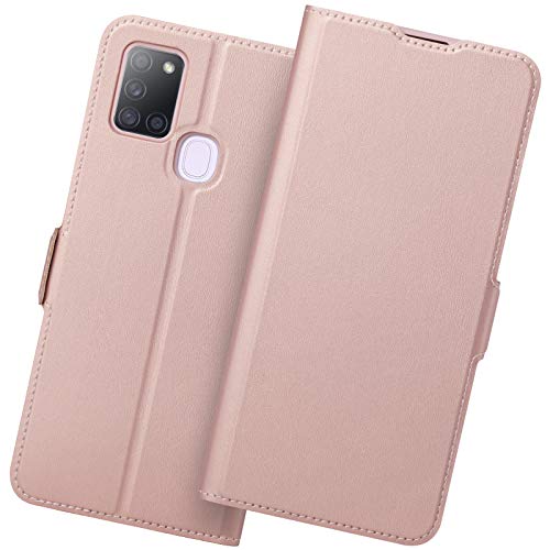 Funda Samsung A21S, Funda Libro Samsung A21S, Samsung Galaxy A21S Carcasa Cierre Magnético, Tarjetero y Suporte, Capa Samsung A21S Plegable Cartera, Flip Cover Case, Tipo Étui Piel Protección.Oro Rosa Funda Samsung A21S, Funda Libro Samsung A21S, Samsung Galaxy A21S Carcasa Cierre Magnético, Tarjetero y Suporte, Capa Samsung A21S Plegable Cartera, Flip Cover Case, Tipo Étui Piel Protección.Oro Rosa