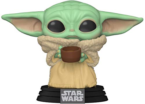 Funko- Pop Star Wars: Mandalorian-The Child w/Cup Figura Coleccionable, Multicolor (49933) Funko- Pop Star Wars: Mandalorian-The Child w/Cup Figura Coleccionable, Multicolor (49933)