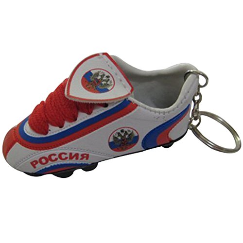 Fútbol Soccer Futbol Mini zapatos llavero llaveros – Asia y África (país: Rusia)