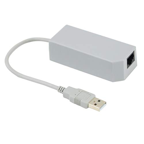 Garciasia El más Nuevo Conector de Adaptador de Red LAN USB Internet Ethernet para Nintendo para Wii/para Wii para la promoción de U/PC