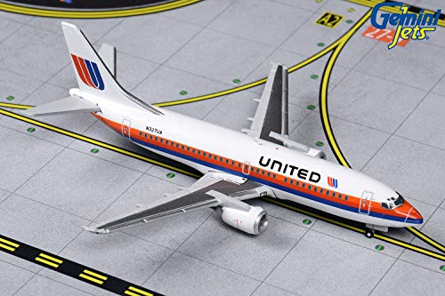 GeminiJets GEMGJ1203 1:400 United Boeing 737-300 Reg #N327UA 'Saul Bass Livery' (pre-pintado/preconstruido)