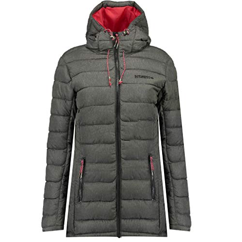 Geographical Norway Astana - Parka con capucha para mujer antracita L