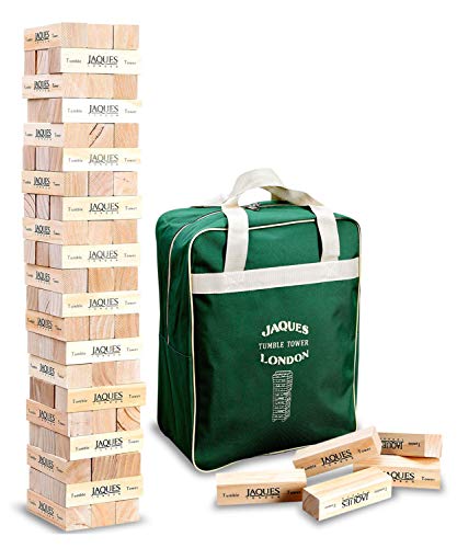 Giant Tumble Tower - Jaques de Londres - Incluye bolsa de lona. Grandes juegos de jardín para adultos y juguetes para niños. Juguetes de madera de Tumble Tower de mayor y menor tamaño disponibles. Giant Tumble Tower - Jaques de Londres - Incluye bolsa de lona. Grandes juegos de jardín para adultos y juguetes para niños. Juguetes de madera de Tumble Tower de mayor y menor tamaño disponibles.