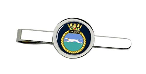 Giftshop UK HMS Correo, Real Azul Marino Corbata Broche