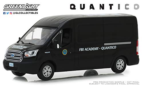 Greenlight Modelo Ford Transit 2016 FBI Telefilm Quantico 13cm Escala 1/43 Original