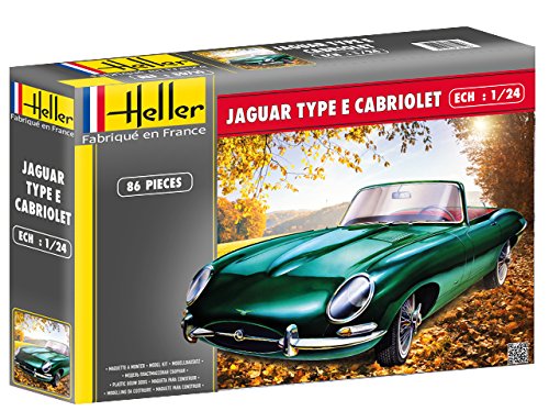 Hellermann 80719 – Maqueta de Jaguar, Tipo E, 3L8, OTS, Cabriolet