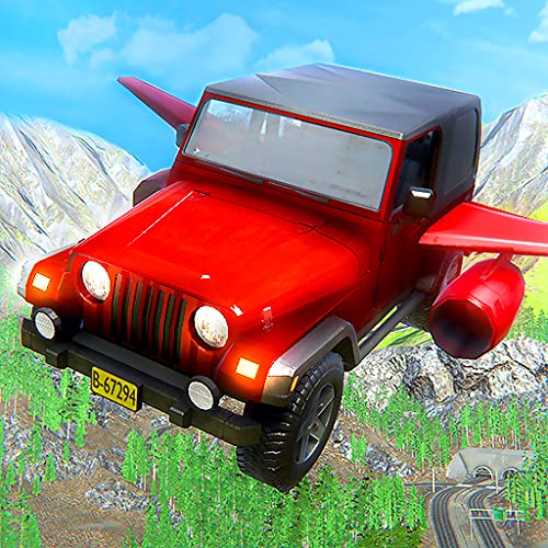 Hill Jeep Flying Mania 3D Games