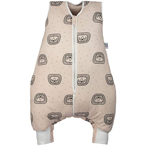 Hosenmax Saco de Dormir de Bebé con Piernas – Saco de Bebé de Algodón Orgánico - Resistencia Térmica TOG 2.5 - Saco de Dormir para Todo el Año - Querido León (Verspielter Löwe) Talla 70 cm Hosenmax Saco de Dormir de Bebé con Piernas – Saco de Bebé de Algodón Orgánico - Resistencia Térmica TOG 2.5 - Saco de Dormir para Todo el Año - Querido León (Verspielter Löwe) Talla 70 cm