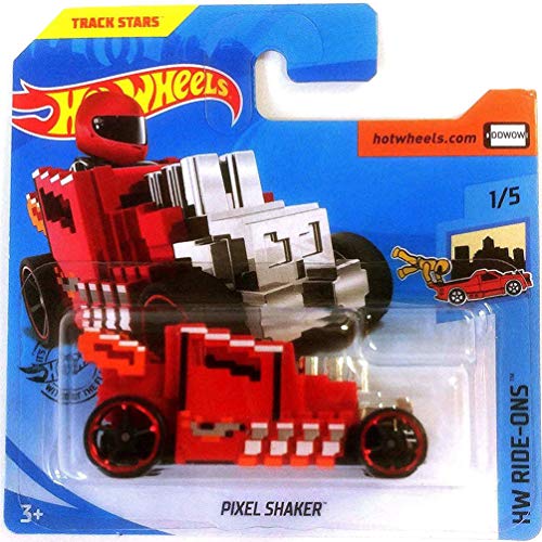 Hot Wheels Pixel Shaker HW Ride-Ons Red 24/250, 2019 Short Card