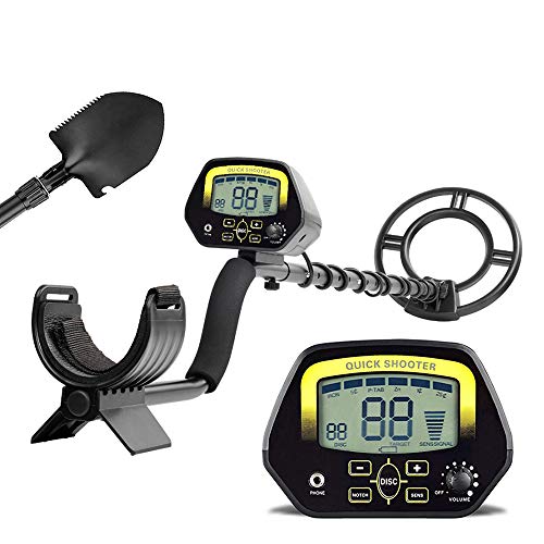 HUKOER Detector de Metales MD3030 Detector Profesional liviano de Alta sensibilidad de búsqueda en Oro, Joyas, Tesoros subterráneos en Aguas Poco Profundas con Pantalla LCD HUKOER Detector de Metales MD3030 Detector Profesional liviano de Alta sensibilidad de búsqueda en Oro, Joyas, Tesoros subterráneos en Aguas Poco Profundas con Pantalla LCD