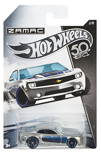 HW Hotwheels 50th Anniversary ZAMAC FRN25 – Chevy Camaro Concept 2/8