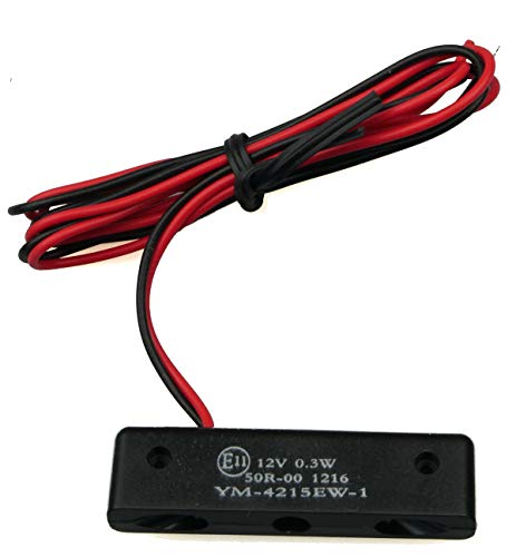 IGUANA CUSTOM PARTS - Micro luz de iluminación de matricula de moto con tres leds, pequeña y HOMOLOGADA E-MARK funciona a 12v y es resistente al agua. IGUANA CUSTOM PARTS - Micro luz de iluminación de matricula de moto con tres leds, pequeña y HOMOLOGADA E-MARK funciona a 12v y es resistente al agua.