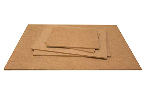 IVERICO® - Madera MDF de 5mm, Tableros de Fibras de Densidad Media, DM. Corte a Medida: (DIN A3 - Pack 5) IVERICO® - Madera MDF de 5mm, Tableros de Fibras de Densidad Media, DM. Corte a Medida: (DIN A3 - Pack 5)