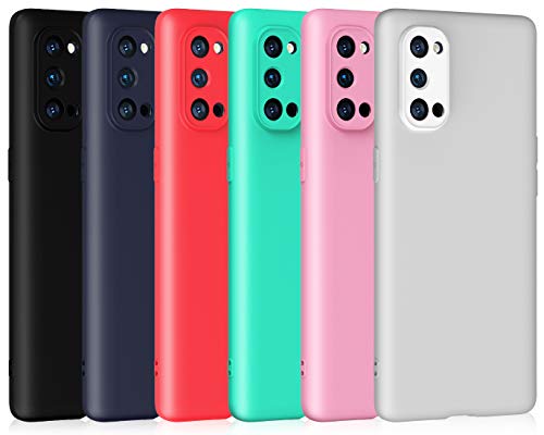 ivoler 6 x Funda para OPPO Reno4 Pro 5G / OPPO Reno 4 Pro 5G, Ultra Fina Carcasa Silicona TPU de Alta Resistencia y Flexibilidad (Negro, Azul Oscuro, Rojo,Verde, Rosa, Blanco) ivoler 6 x Funda para OPPO Reno4 Pro 5G / OPPO Reno 4 Pro 5G, Ultra Fina Carcasa Silicona TPU de Alta Resistencia y Flexibilidad (Negro, Azul Oscuro, Rojo,Verde, Rosa, Blanco)