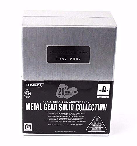 JAPAN OFFICIAL Metal Gear Solid 1987 2007 Collection PS2 Limited Edition NTSC 20th Aniversary