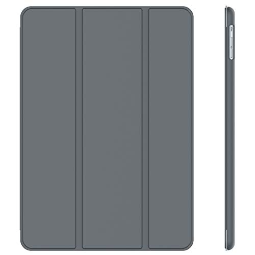 JETech Funda compatible iPad Air, Carcasa con Soporte Función, Auto-Sueño/Estela, Gris Oscuro